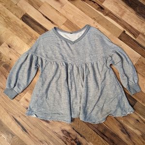 Free people oversized sweater shirt size L